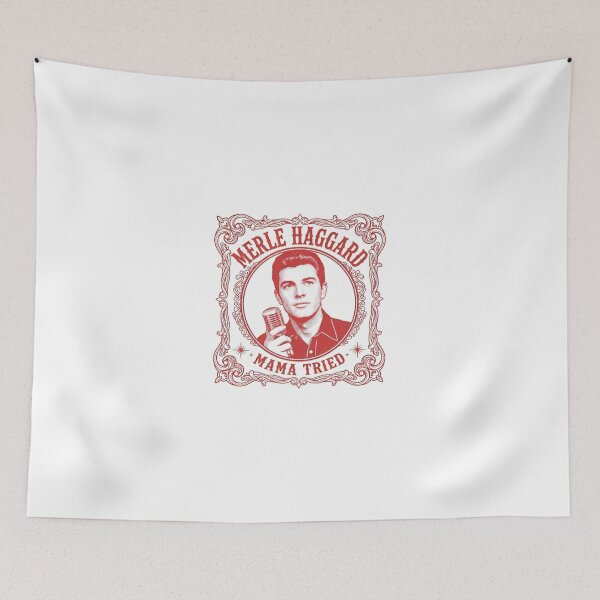 Item preview, Merle Haggard \ Mama Tried / Retro Country Music Fan Design #892 designed and sold by design-aas-sum.