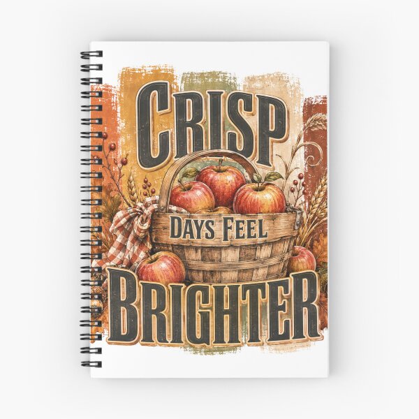Item preview, Fall Apple Crisp Days - Cozy Autumn Orchard Design designed and sold by BackTWO.