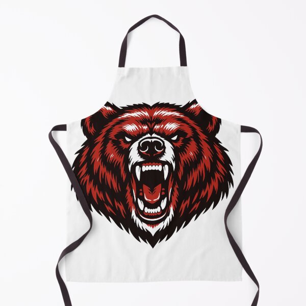 Item preview, Angry Roaring Bear Head Vector Mascot - Aggressive Grizzly Beast Sports Logo Graphic designed and sold by Rabu10.