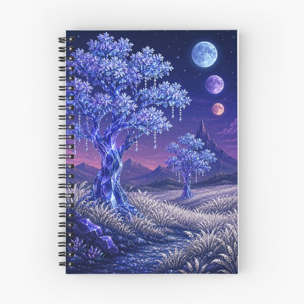Item preview, Fantasy Pixel Art: Crystal Pine Grove designed and sold by bapupa.