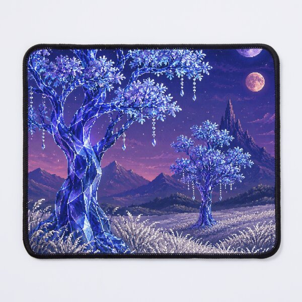 Item preview, Fantasy Pixel Art: Crystal Pine Grove designed and sold by bapupa.