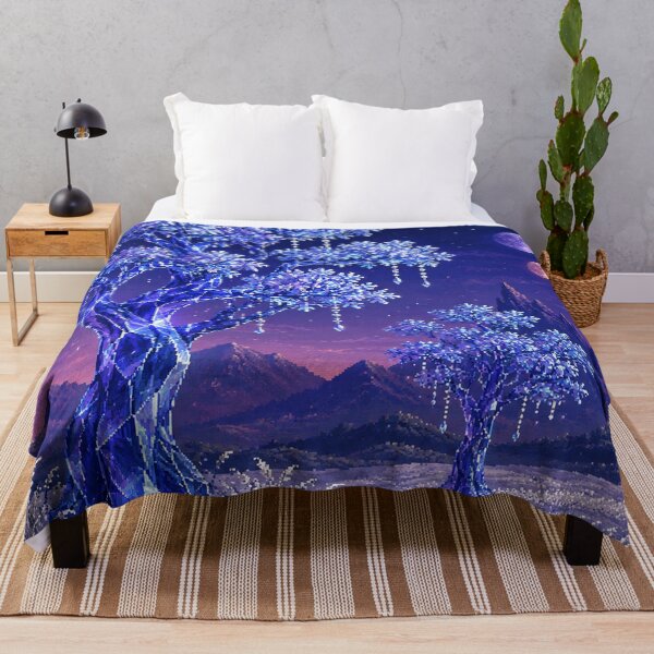 Item preview, Fantasy Pixel Art: Crystal Pine Grove designed and sold by bapupa.