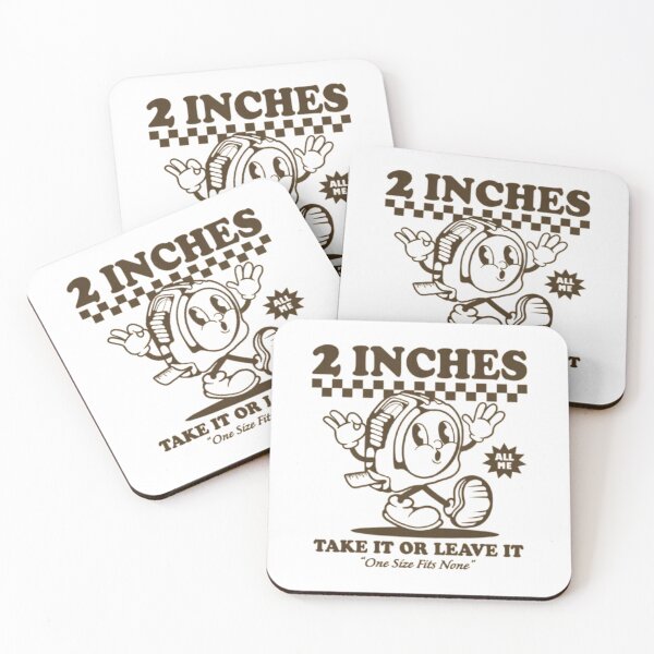 Item preview, 2 Inches – Take It or Leave It Retro Cartoon Design designed and sold by WATEKE.
