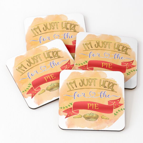 Item preview, I'm Just Here for the Pie - Funny Thanksgiving Dessert Quote designed and sold by BackTWO.