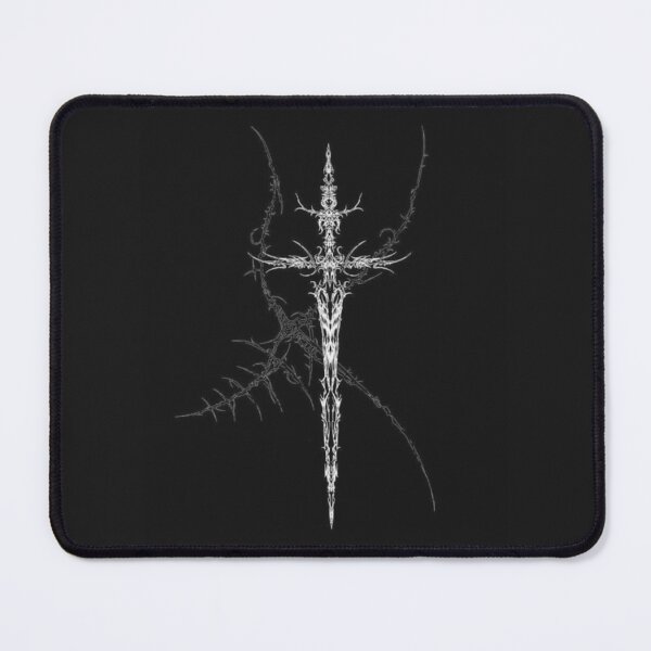 Item preview, Cyber Sigilism Gothic Sword Cross | Dark Alt Aesthetic Art designed and sold by BrontesWhimsyStore.