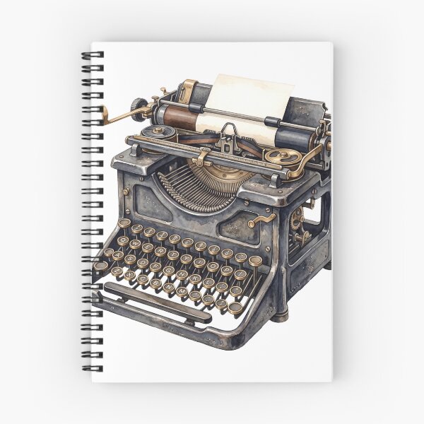 Item preview, Antique Typewriter Poetcore - Vintage Dark Academia Writing Art designed and sold by BackTWO.