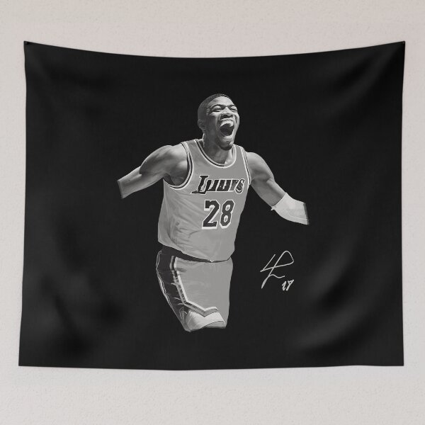 Item preview, Retro Basketball Player Portrait designed and sold by Gardenhire12.