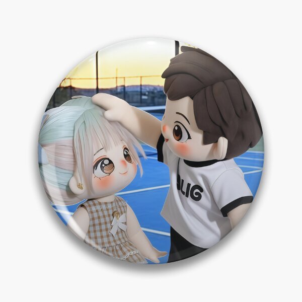 Item preview, Anime Chibi Duo Tennis Match Romance designed and sold by Nicole_83.