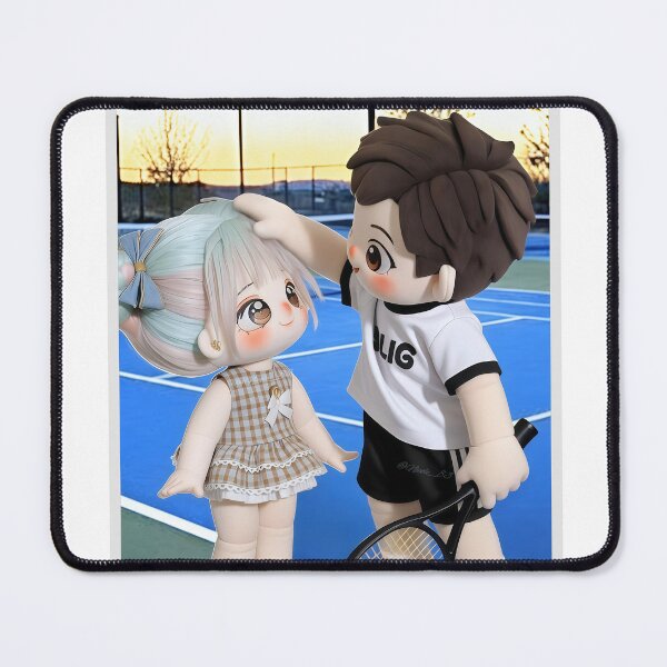 Item preview, Anime Chibi Duo Tennis Match Romance designed and sold by Nicole_83.