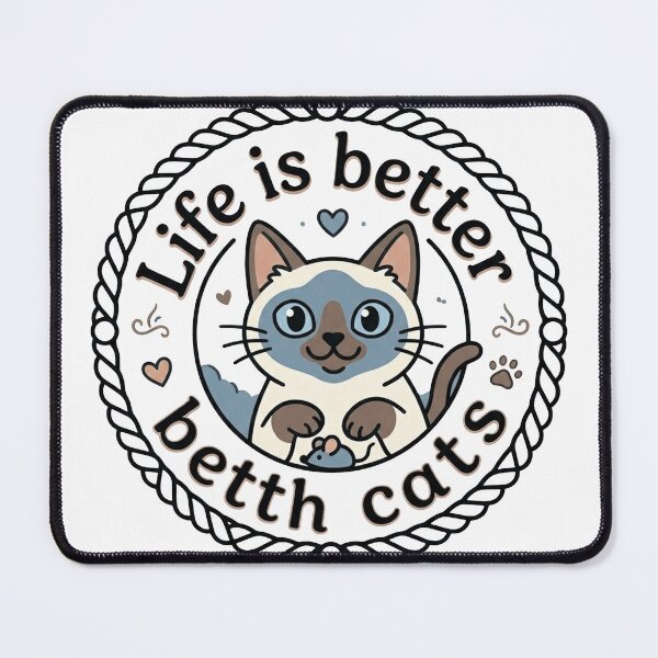 Item preview, Cute Siamese Cat Lover designed and sold by MysticPastels.
