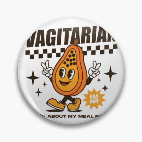Item preview, Vagitarian – Funny Papaya Cartoon Design designed and sold by WATEKE.