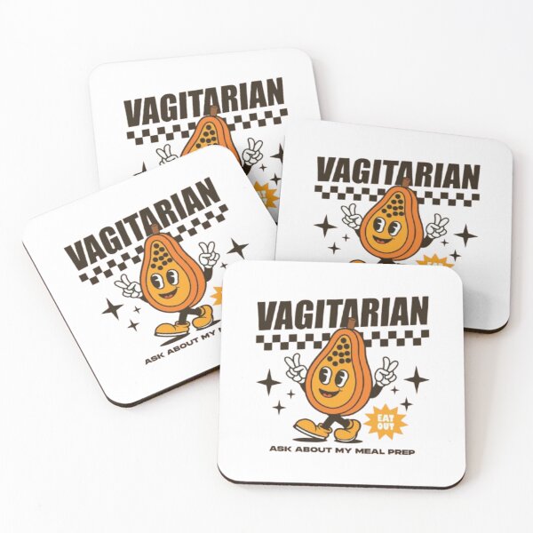Item preview, Vagitarian – Funny Papaya Cartoon Design designed and sold by WATEKE.