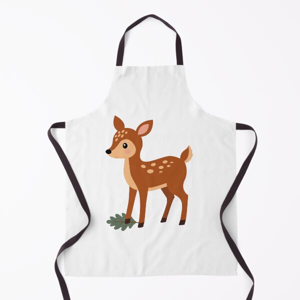 Item preview, Cute Baby Fawn Deer Nursery Vector Sticker designed and sold by ElenMart.