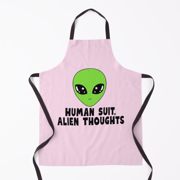 Item preview, Human Suit Alien Thoughts Funny Extraterrestrial Quote designed and sold by jianina-alondra.