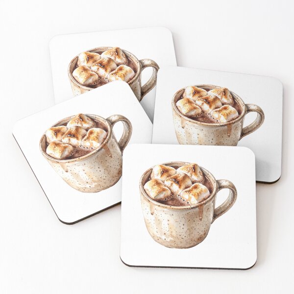 Item preview, Cozy Hot Cocoa Après Ski - Winter Mountain Drink Design designed and sold by BackTWO.