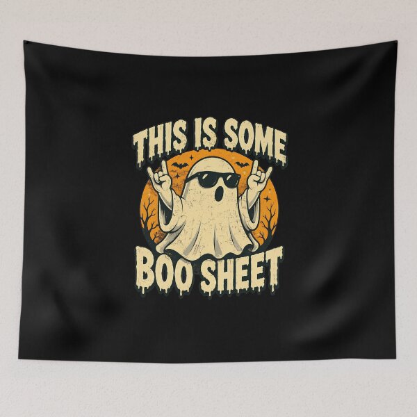 Item preview, This Is Some Boo Sheet Retro Ghost Sunglasses Halloween designed and sold by PaletteArc.
