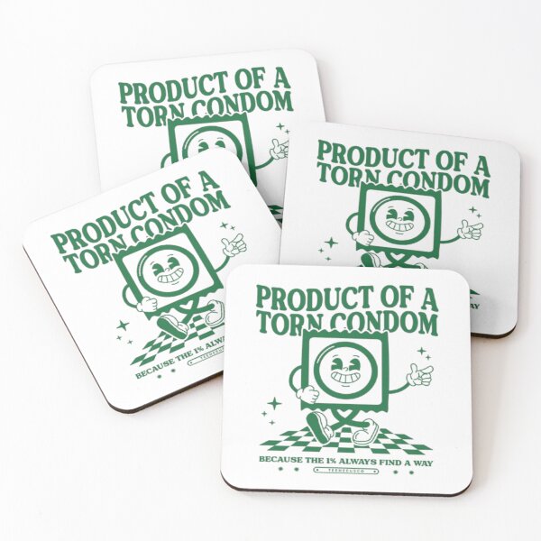 Item preview, Product of a Torn Condom – Funny Green Cartoon Design designed and sold by WATEKE.