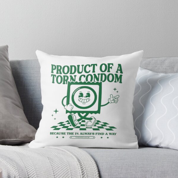Item preview, Product of a Torn Condom – Funny Green Cartoon Design designed and sold by WATEKE.