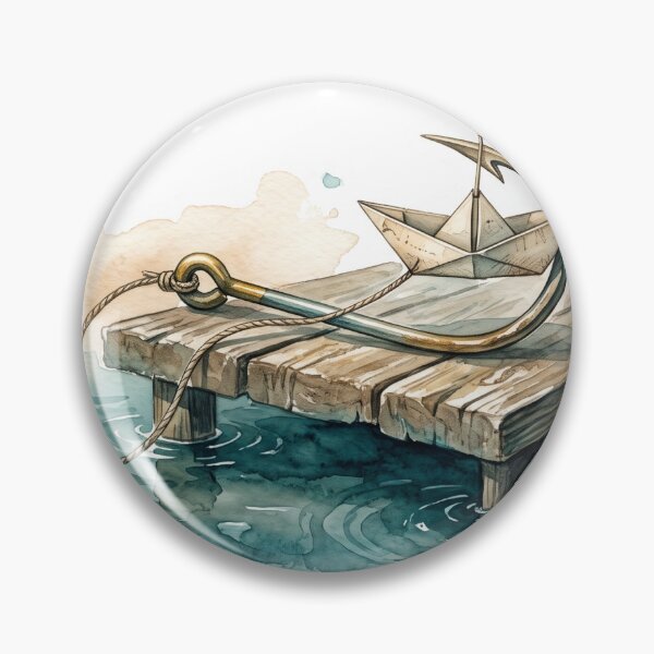 Item preview, Dock with Anchor and Rope designed and sold by InkPixell.