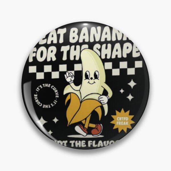 Item preview, I Eat Bananas for the Shape – Funny Fruit Cartoon Design designed and sold by WATEKE.