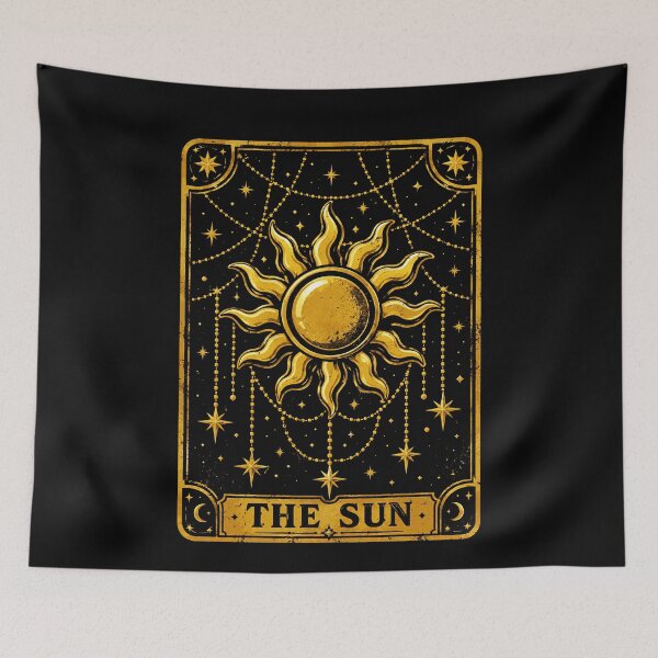 Item preview, Radiant sun illustration with celestial elements designed and sold by rafaeltto.