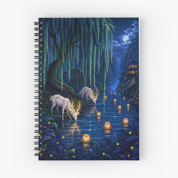 Item preview, Fantasy Pixel Art: Lantern Willow Creek designed and sold by bapupa.