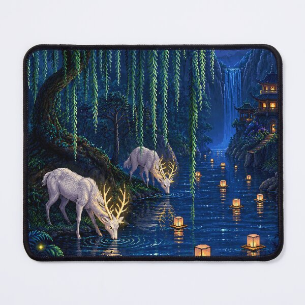 Item preview, Fantasy Pixel Art: Lantern Willow Creek designed and sold by bapupa.