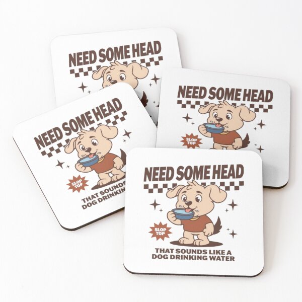 Item preview, Need Some Head – Funny Dog Cartoon Design designed and sold by WATEKE.