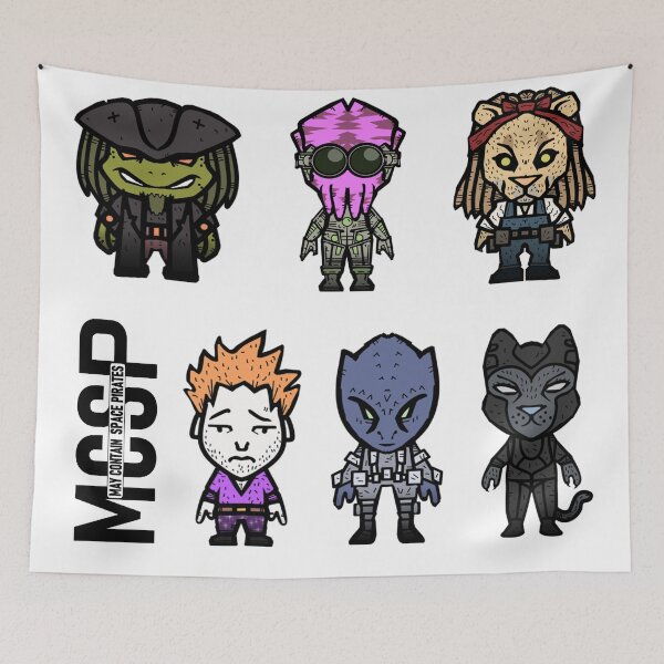 Item preview, Crew of the Fallen Star MCSP designed and sold by M.F. Alfrey Merch.