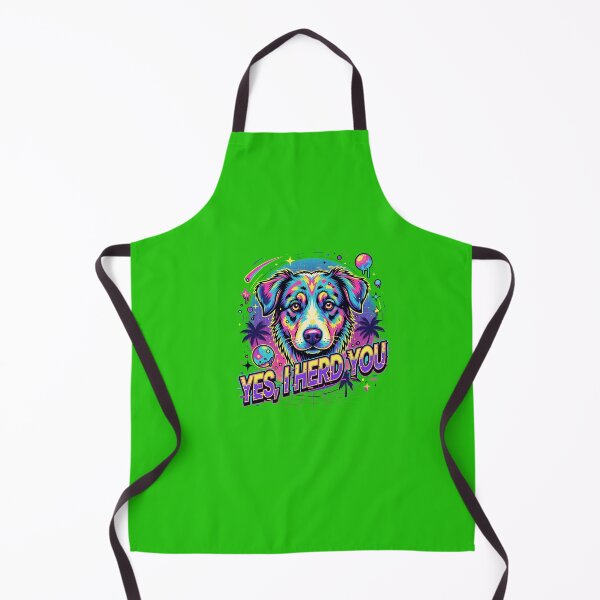 Item preview, Yes I Herd You Australian Shepherd Dog Pun designed and sold by EvaGobleShop43.