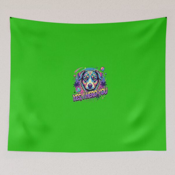 Item preview, Yes I Herd You Australian Shepherd Dog Pun designed and sold by EvaGobleShop43.