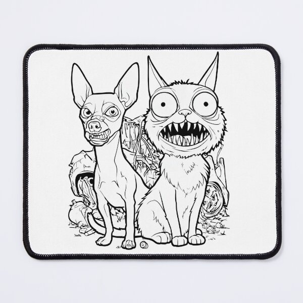 Item preview, Crazy Dog And Mad Cat designed and sold by SiralyInk.