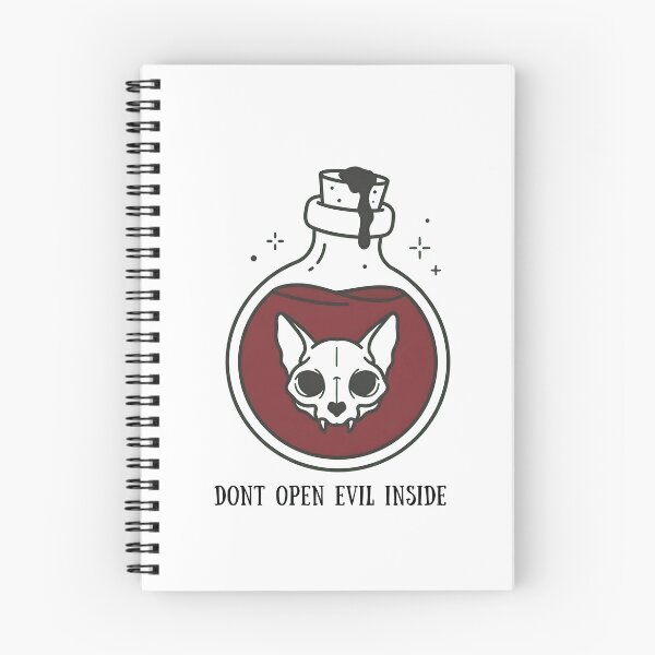 Item preview, Spooky Cat Skull Potion Bottle Magic Potion Goth designed and sold by OH-MY-GOTH.