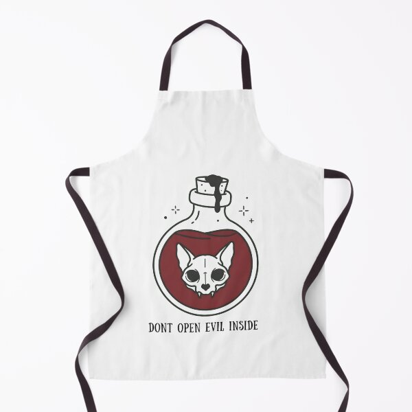 Item preview, Spooky Cat Skull Potion Bottle Magic Potion Goth designed and sold by OH-MY-GOTH.