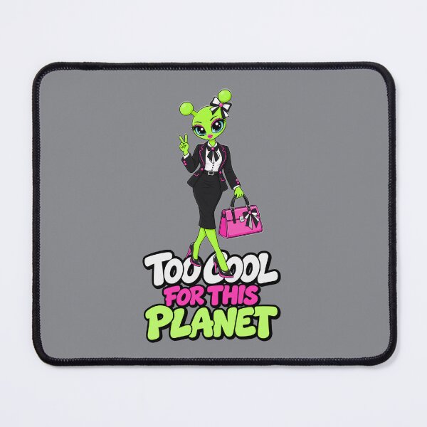 Item preview, Too Cool for This Planet – Alien Business Woman designed and sold by Aimetoi.
