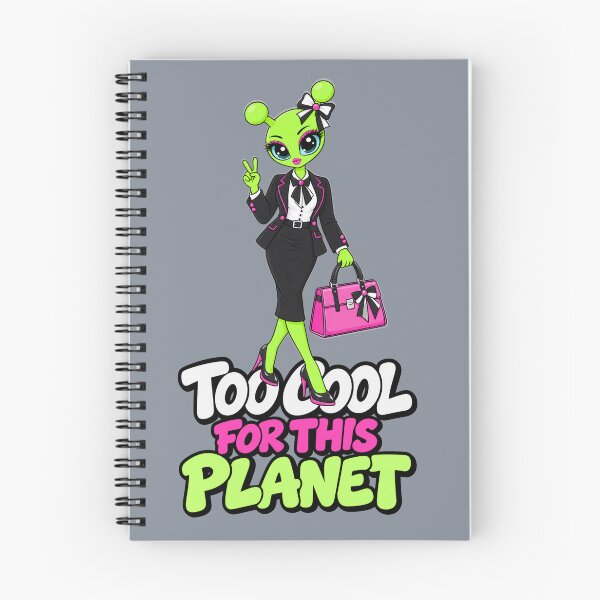 Item preview, Too Cool for This Planet – Alien Business Woman designed and sold by Aimetoi.