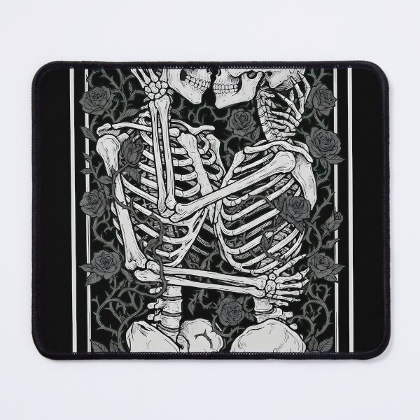 Item preview, The Eternal Knot Tarot Card Skeleton Lovers Roses designed and sold by OH-MY-GOTH.