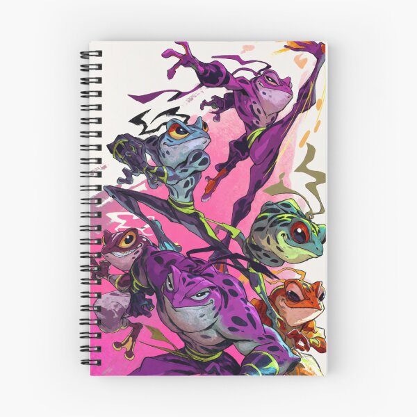 Item preview, Amphibian Ninjas in Neon Visions (V5) designed and sold by SabaMirzique.