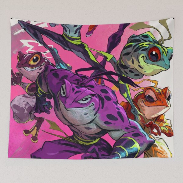 Item preview, Amphibian Ninjas in Neon Visions (V5) designed and sold by SabaMirzique.