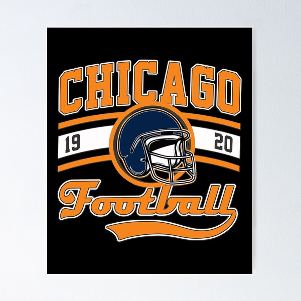 Item preview, Chicago Football Vintage Retro Helmet Style designed and sold by Osazuwa92.