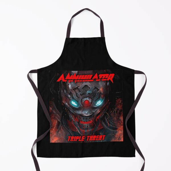 Item preview, Cybernetic Skull Mask Glowing Eyes Crimson Flames designed and sold by Norhuu.