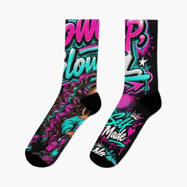 Item preview, Power Up Glow On Graffiti Girl designed and sold by CurrentPhase.