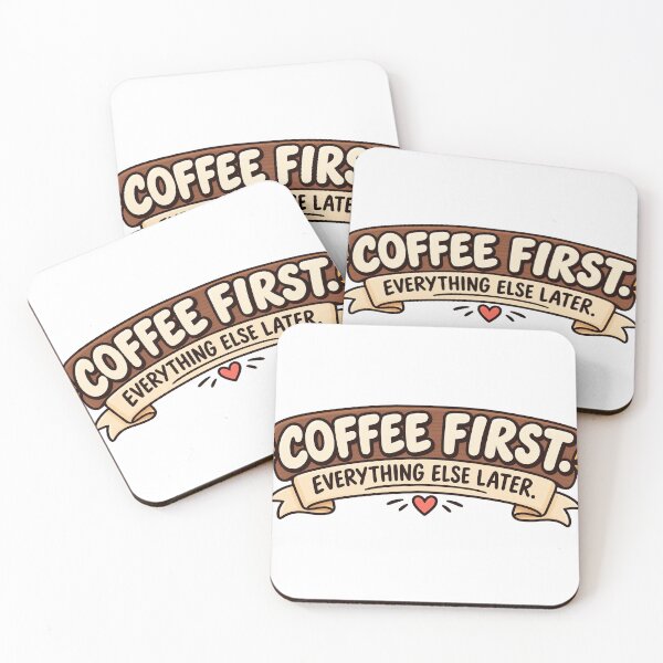 Item preview, Coffee First Everything Else Later designed and sold by LUM3RA.