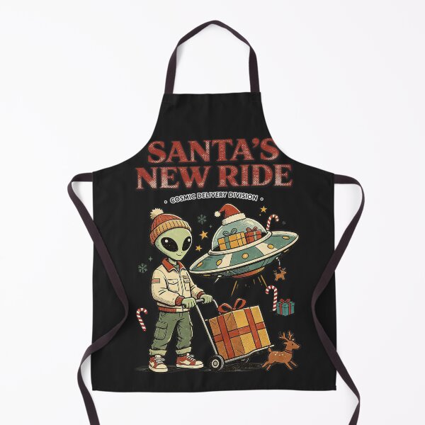 Item preview, Santas New Ride Cosmic Alien Christmas designed and sold by NatalieJeans.