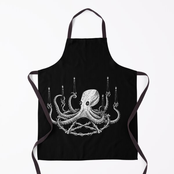 Artikelvorschau, Okkulter Oktopus Kronleuchter Pentagramm Knochen Goth entworfen und verkauft von OH-MY-GOTH.