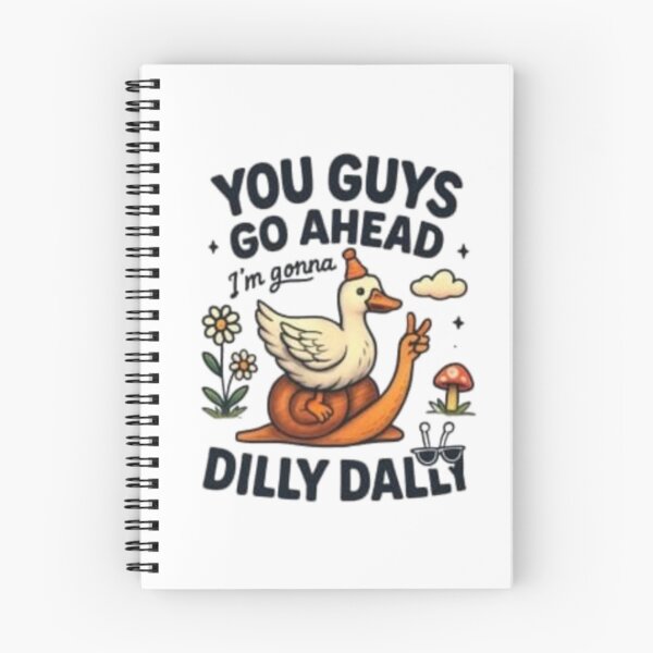 Item preview,    You Guys Go Ahead – Funny Duck and Snail Cartoon Design designed and sold by WATEKE.
