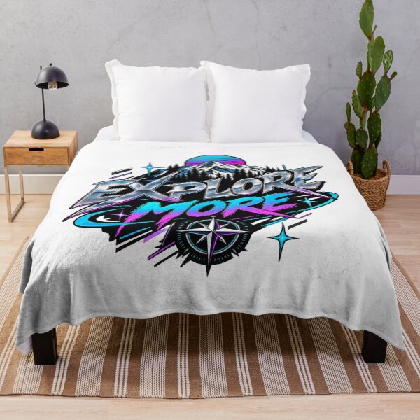 Item preview, Explore More Cyberpunk Mountain Chrome Retro Synthwave T-Shirt designed and sold by RajStore41.
