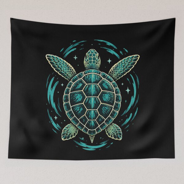 Item preview, Colorful turtle design for ocean lovers designed and sold by rafaeltto.