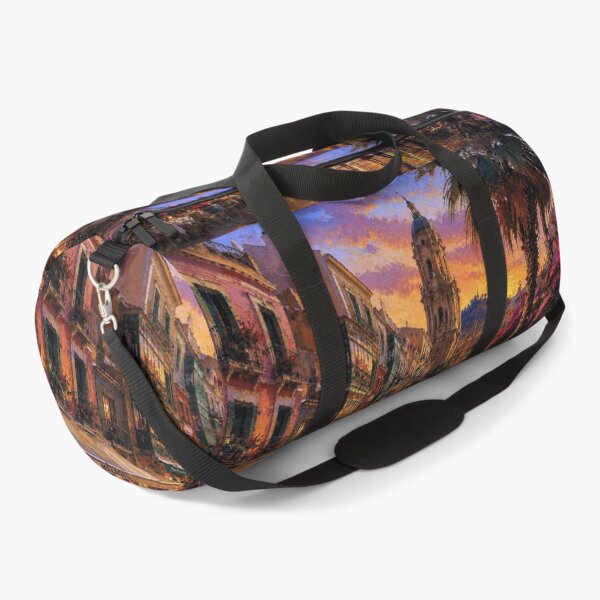 Item preview, Malaga by night painting, Spain – A Beautiful city in Europe. designed and sold by GalleryKauffeld.