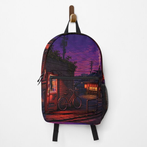 Item preview, Pixel Art Cityscape: Showa Street Corner designed and sold by bapupa.